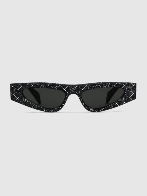 GUCCI Cat-eye frame sunglasses