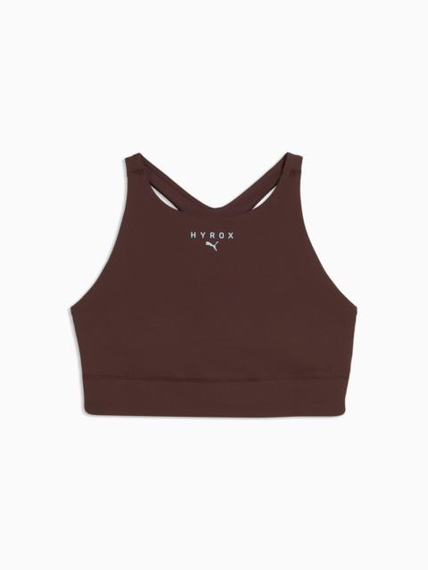 PUMA PUMA x HYROX Shapeluxe High Neck Women's Moisture Wicking, Mid Impact Sports Bra