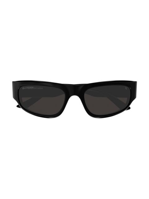 BALENCIAGA Men's 56MM Rectangular Sunglasses - Black
