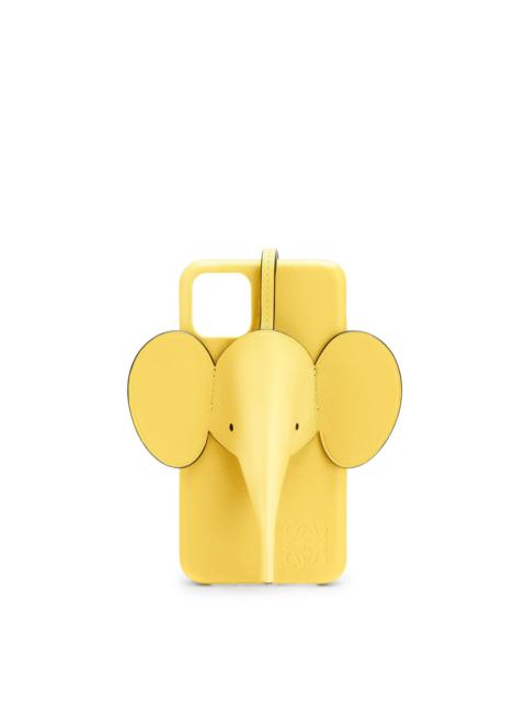 Loewe Elephant cover for iPhone 11 in classic calfskin