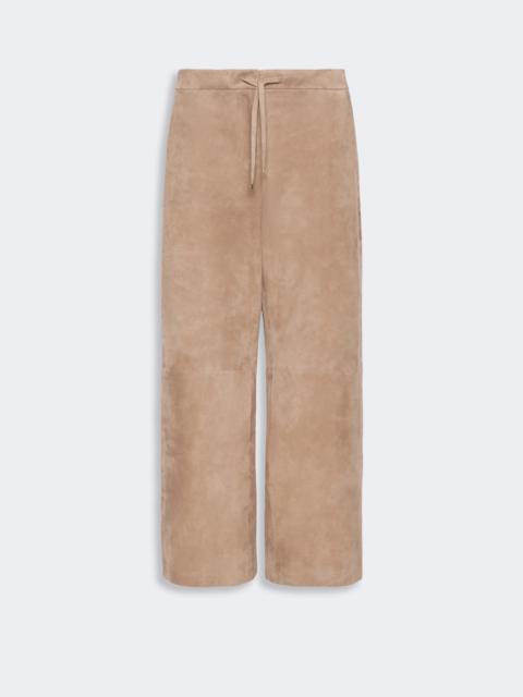 'S Max Mara TEMPIO Suede joggers - COLONIAL