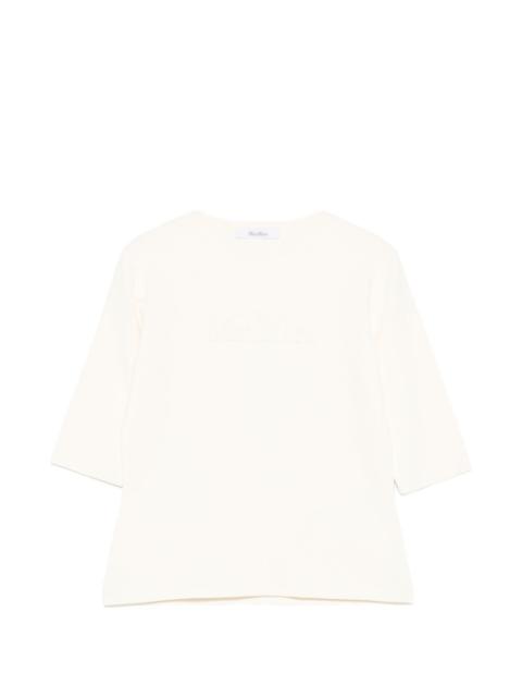 Max Mara embroidered T-shirt