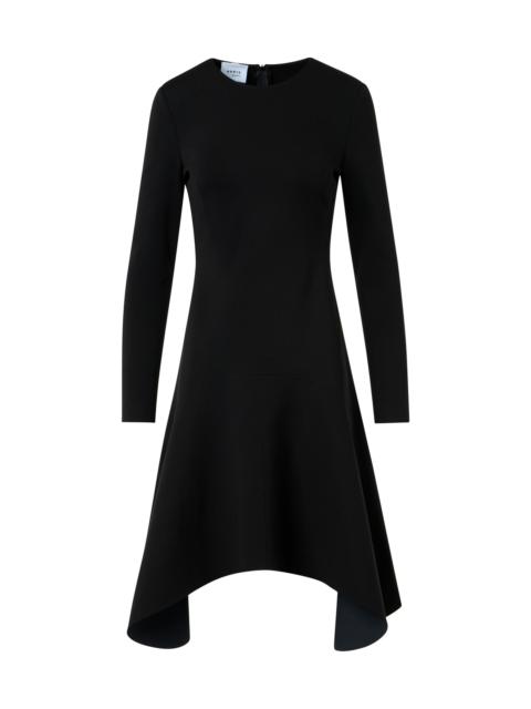 AKRIS Women's Jersey Handkerchief-Hem Knee-Length Dress - Black