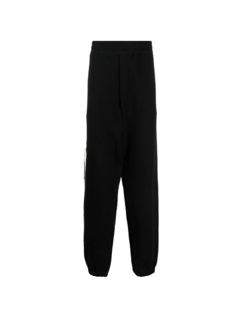 lace-up organic cotton track pants