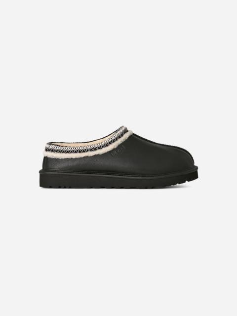 UGG ® Men's Tasman Noir Leather Slippers in Black