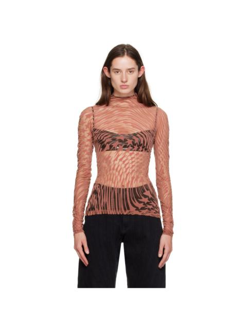 MUGLER Pink Star T-Shirt | REVERSIBLE
