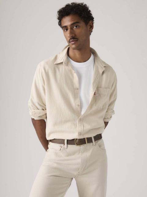 Levi's SUNSET ONE POCKET STANDARD FIT COTTON LINEN SHIRT