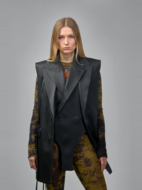 Jean Paul Gaultier Double-Layer Sleeveless Jacket
