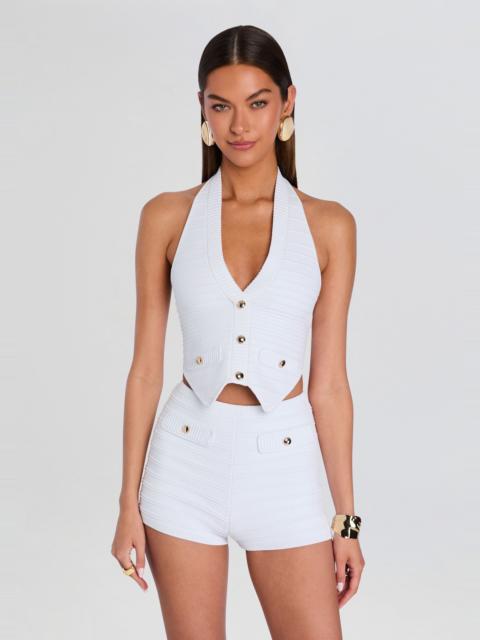 RETROFÊTE TINSLEY BANDAGE KNIT VEST