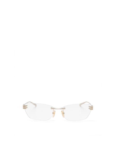 BALENCIAGA geometric glasses