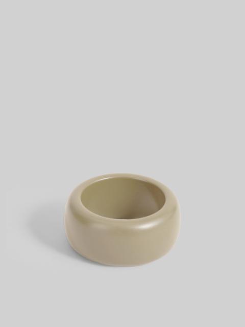 The Frankie Shop TFS Matte Bangle - Cement