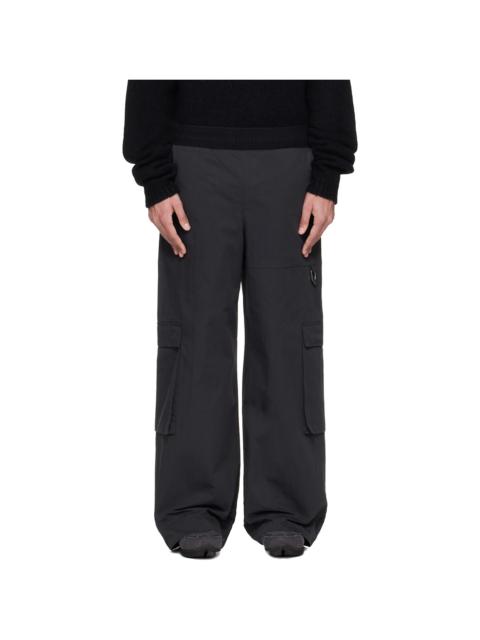 HELIOT EMIL™ Black Pulsar Cargo Pants
