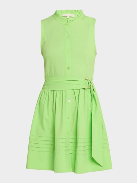 RAMY BROOK Orla Cotton-Blend Belted Minidress