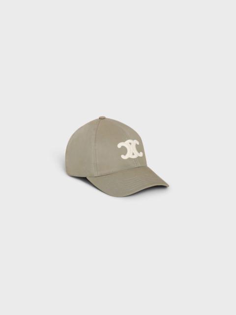 CELINE triomphe cotton baseball cap
