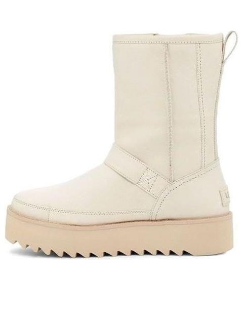 UGG (WMNS) UGG Classic Rebel Biker Short Boot 'Bone' 1106913-BONE