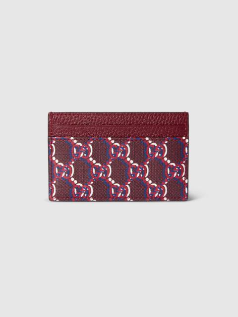 GUCCI Card case with GG Shadow