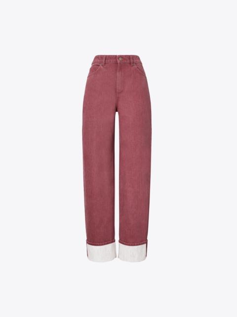 TORY BURCH Cuffed Jean