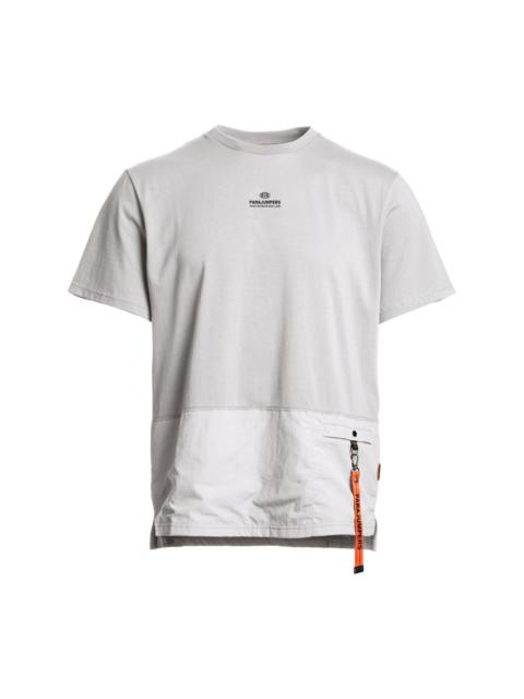 PARAJUMPERS logo-patch cotton T-shirt | REVERSIBLE