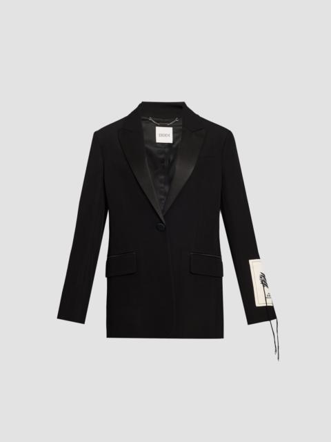 Erdem GRAIN DE POUDRE SINGLE BREASTED BLAZER