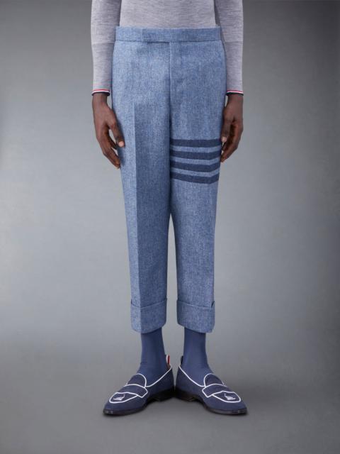 Thom Browne Donegal Tweed Low Rise 4-Bar Backstrap Trouser