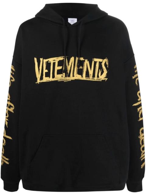 VETEMENTS logo-print hoodie