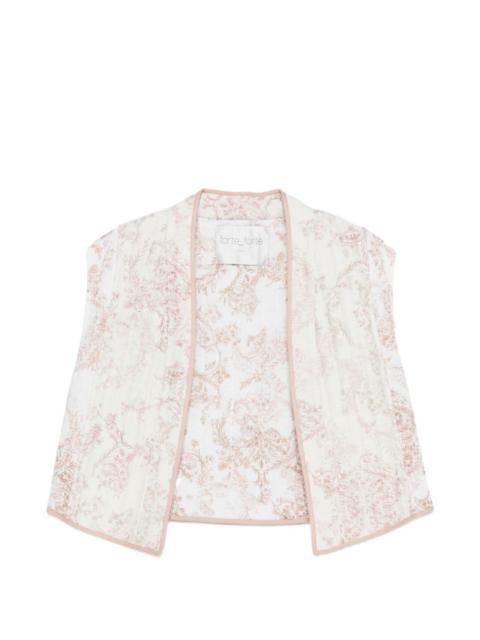 forte_forte floral-pattern gilet