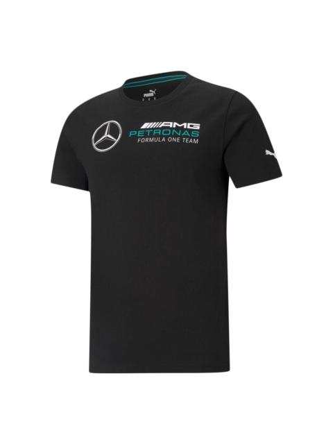 PUMA Mercedes F1 T-shirt Black 'Black White' 530722-01