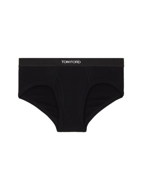 Black Cotton Briefs