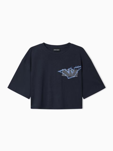 EMPORIO ARMANI ORGANIC COTTON JERSEY T-SHIRT