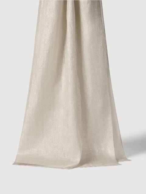 Brunello Cucinelli Cashmere and silk sparkling scarf