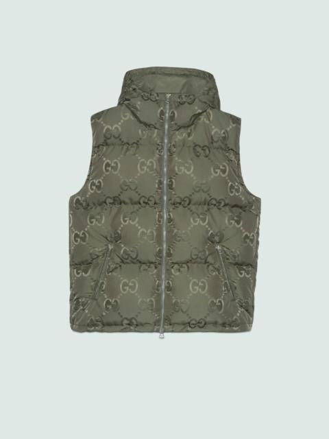 Jumbo GG canvas down vest