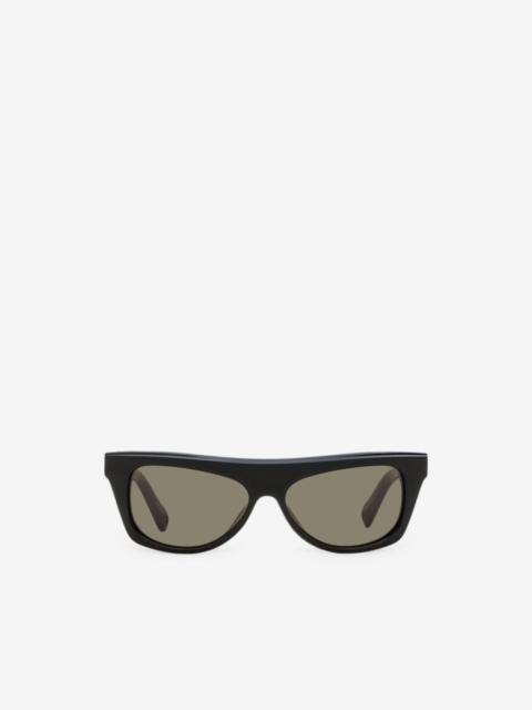 JACQUEMUS Pina geometric-frame sunglasses