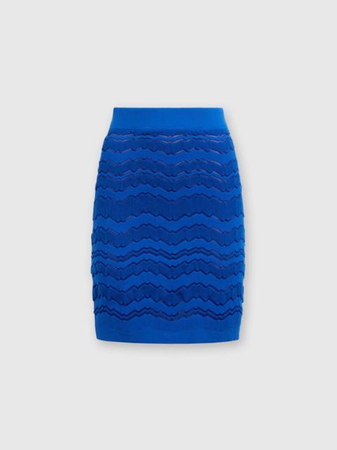 Missoni Tone-on-tone zigzag miniskirt