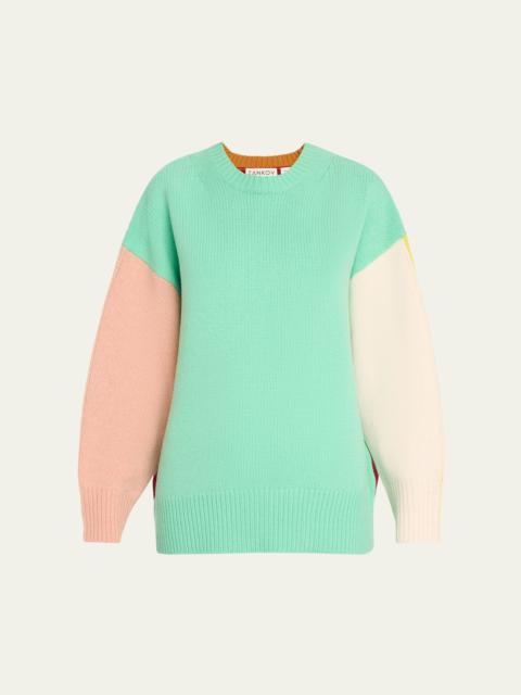 Ryo Colorblock Wool Sweater