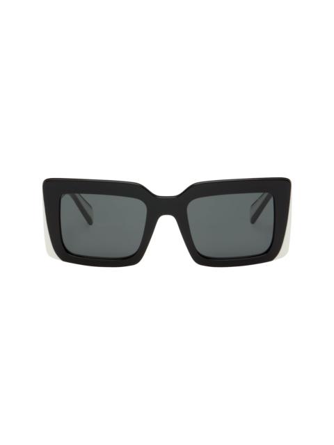 Prada Black & White 'Prada Logo' Sunglasses
