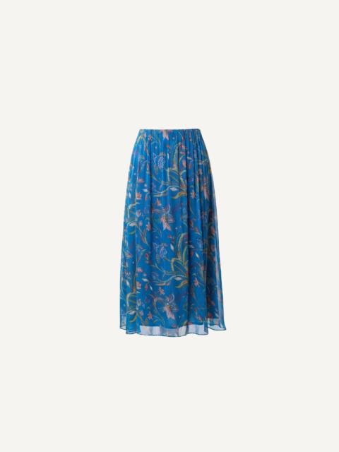 Cleobella NOA MIDI SKIRT | BLUE FLORABELLA