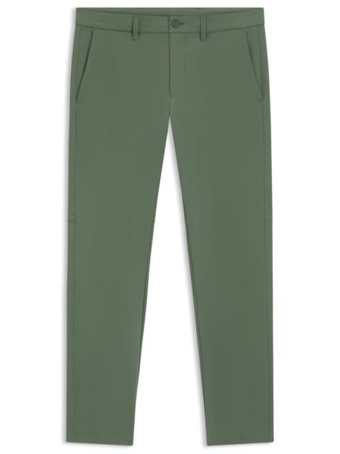 BOSS SLIM-FIT PANTS IN WATER-REPELLENT STRETCH FABRIC