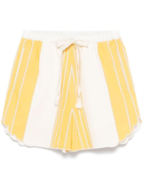 forte_forte striped shorts