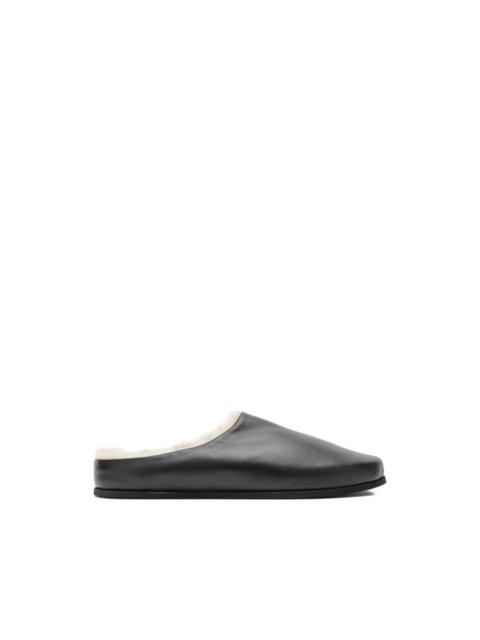 DEAR FRANCES Vico shearling-lined sandals