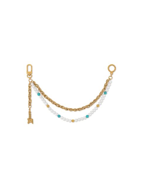 Louis Vuitton Pearls Chain Belt and Bag Charm