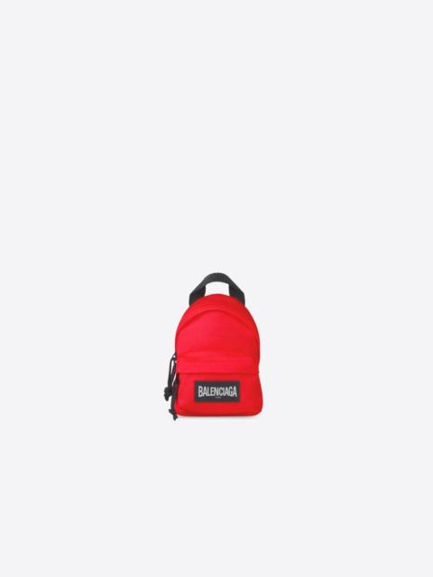 BALENCIAGA Men's Oversized Mini Backpack in Bright Red