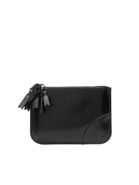 Comme Des Garçons Zipper Medley leather wallet