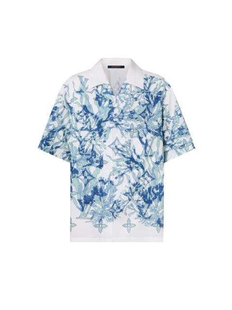 Louis Vuitton Graphic Short-Sleeved Cotton Shirt