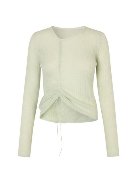 CECILIE BAHNSEN Ussi ribbed-knit jumper