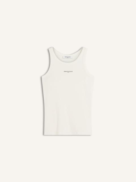 Maison Kitsuné MAISON KITSUNE PARIS RIBBED TANK TOP