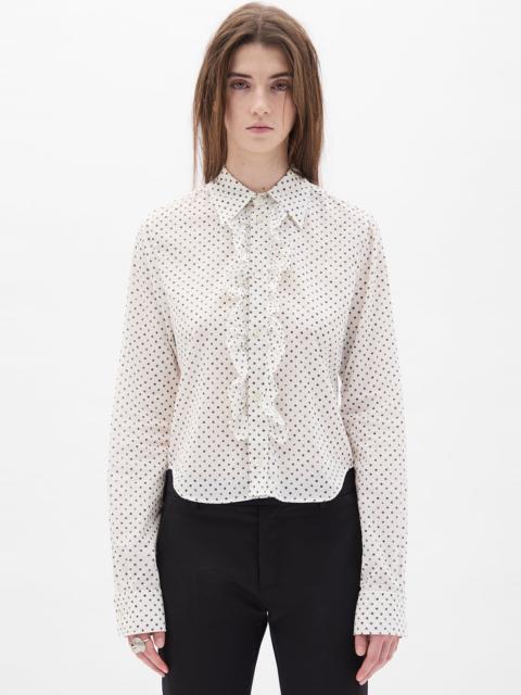 Ann Demeulemeester Erma Slim Fit Ruffled Shirt