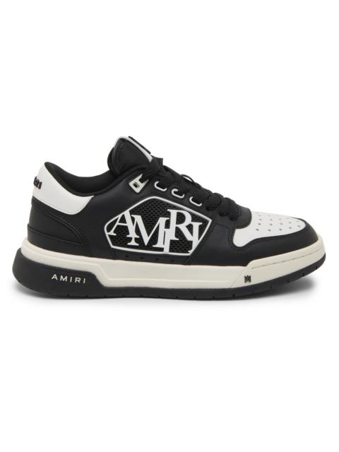 AMIRI Women's Leather Logo Platform Sneakers - Black