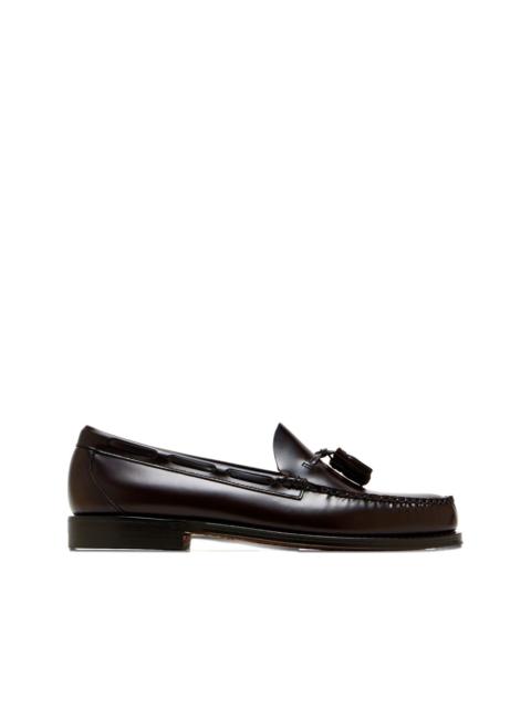 G.H.BASS Weejuns Larkin tassel leather loafers