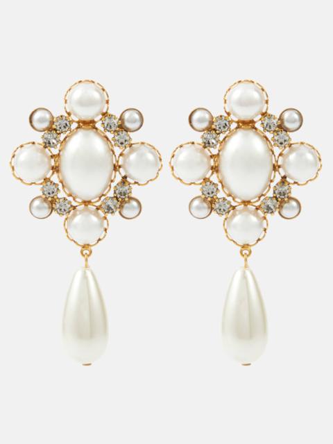 Jennifer Behr Jubilee faux pearl drop earrings