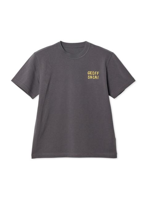 sacai geoff sacai Embroidery T-Shirt
